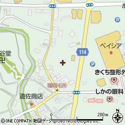 福島県二本松市油井福岡周辺の地図