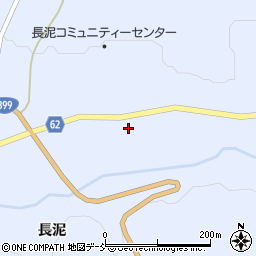 福島県相馬郡飯舘村長泥周辺の地図