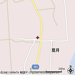 福島県喜多方市高郷町夏井中江前周辺の地図