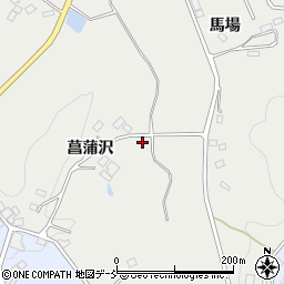 福島県二本松市小沢菖蒲沢66周辺の地図
