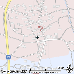 福島県喜多方市塩川町常世上村874周辺の地図