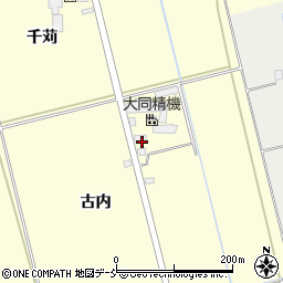 福島県喜多方市塩川町新井田谷地古内周辺の地図