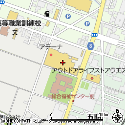 コメリパワー三条四日町店周辺の地図