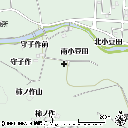 福島県二本松市油井（南小豆田）周辺の地図