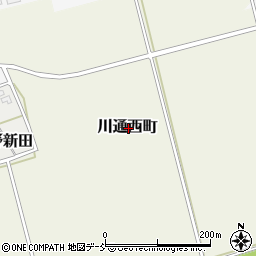 新潟県三条市川通西町周辺の地図