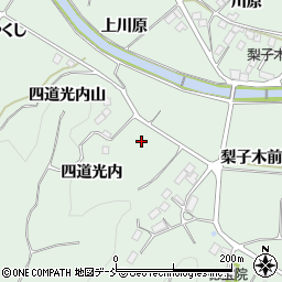 福島県二本松市油井四道光内前周辺の地図