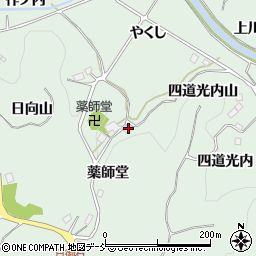 福島県二本松市油井薬師堂40-2周辺の地図