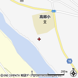 福島県喜多方市高郷町上郷天神後戊周辺の地図