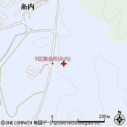 福島県二本松市上川崎乳母山周辺の地図