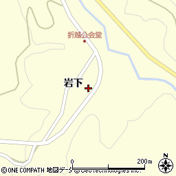 福島県二本松市木幡岩下周辺の地図