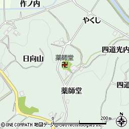 福島県二本松市油井薬師堂57周辺の地図