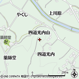 福島県二本松市油井四道光内山2周辺の地図