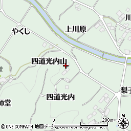 福島県二本松市油井（四道光内）周辺の地図