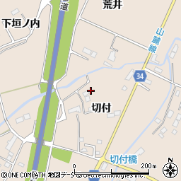 福島県南相馬市原町区馬場（切付）周辺の地図