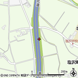福島県二本松市塩沢町周辺の地図