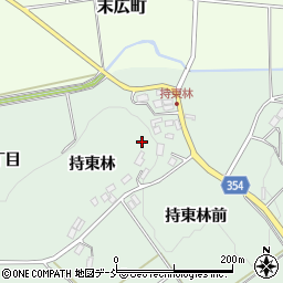 福島県二本松市油井（持東林）周辺の地図