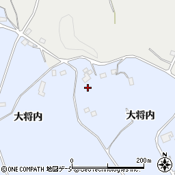 福島県二本松市上川崎大将内周辺の地図