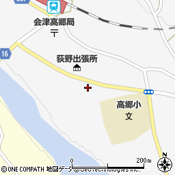 福島県喜多方市高郷町上郷前林戊周辺の地図
