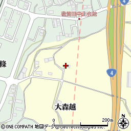 福島県二本松市渋川大森越28周辺の地図