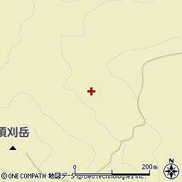 福島県耶麻郡西会津町上野尻須苅嶽周辺の地図