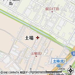 新潟県三条市土場周辺の地図