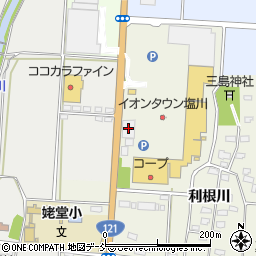 ゆうぷら喜多方塩川店周辺の地図
