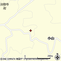 福島県二本松市木幡二ツ寺周辺の地図