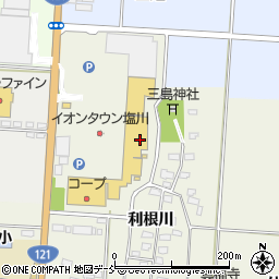 福島県喜多方市塩川町小府根曽谷田周辺の地図