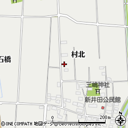 福島県喜多方市塩川町新江木（村北）周辺の地図