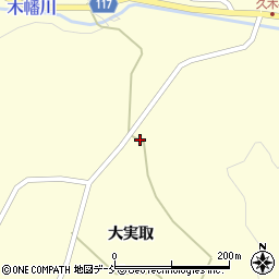 福島県二本松市木幡大実取533周辺の地図