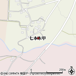 福島県喜多方市熊倉町雄国七本木甲周辺の地図