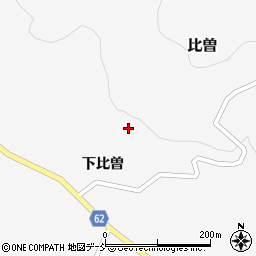 福島県相馬郡飯舘村比曽下比曽168周辺の地図