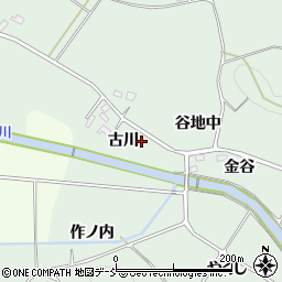 福島県二本松市油井古川周辺の地図