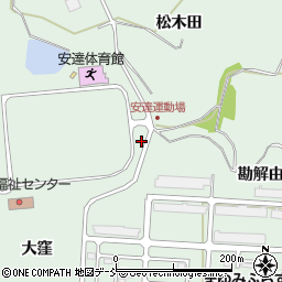 福島県二本松市油井石倉周辺の地図