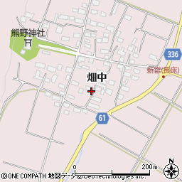 福島県喜多方市慶徳町新宮畑中周辺の地図