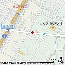 直江3丁目﻿(小林洋紙店向かい)周辺の地図