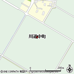 新潟県三条市川通中町周辺の地図