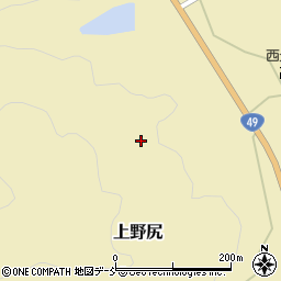 福島県耶麻郡西会津町上野尻寺林周辺の地図