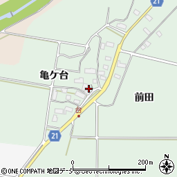 福島県喜多方市塩川町吉沖亀ケ台周辺の地図
