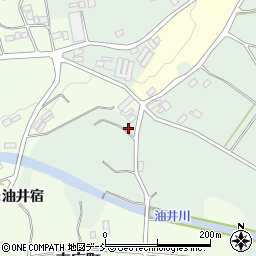 福島県二本松市油井油井宿周辺の地図