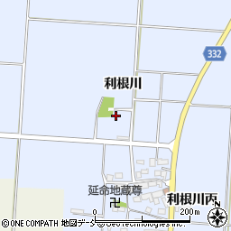 福島県喜多方市塩川町三吉利根川周辺の地図