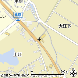 福島日産自動車原町店周辺の地図