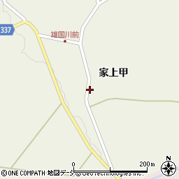 福島県喜多方市熊倉町雄国（家上甲）周辺の地図