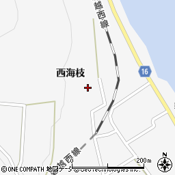 福島県喜多方市高郷町上郷（西海枝）周辺の地図