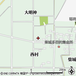 福島県喜多方市塩川町吉沖（大明神）周辺の地図