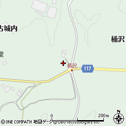 福島県二本松市下川崎（二又沢）周辺の地図