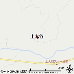 新潟県加茂市上大谷周辺の地図