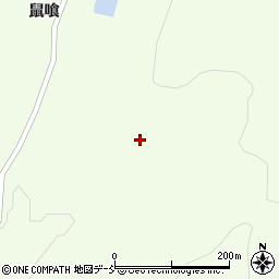 福島県伊達郡川俣町山木屋鼠喰前周辺の地図