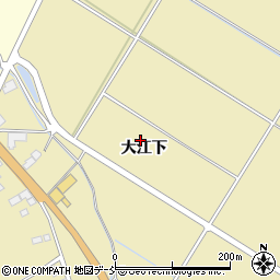 福島県南相馬市原町区雫（大江下）周辺の地図