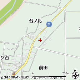 福島県喜多方市塩川町吉沖台ノ北周辺の地図